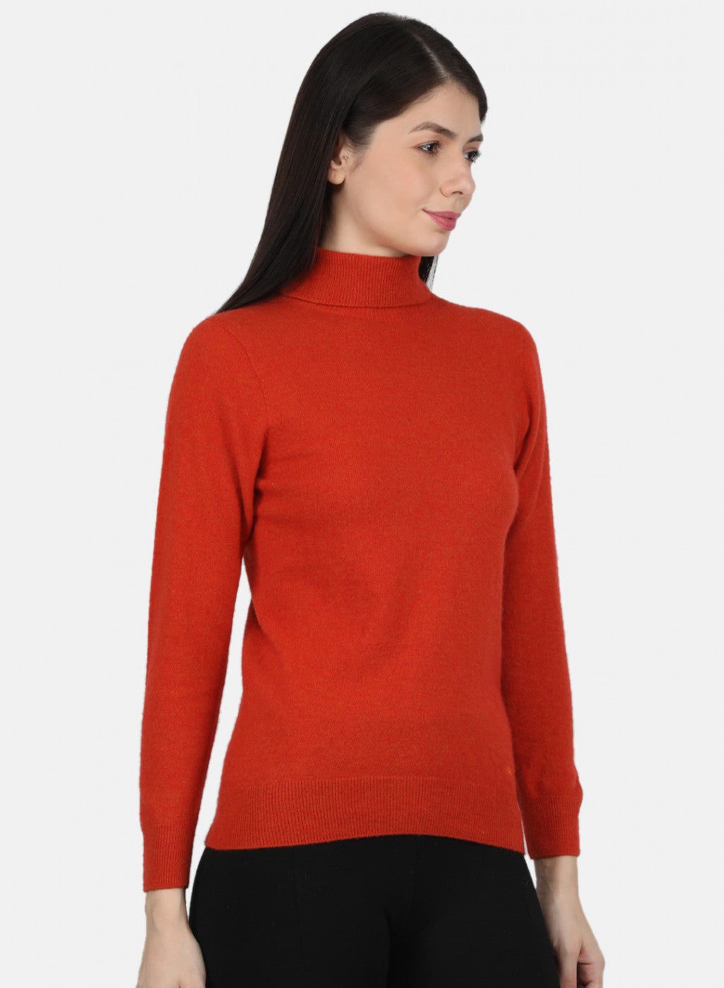 Women Orange Solid Top