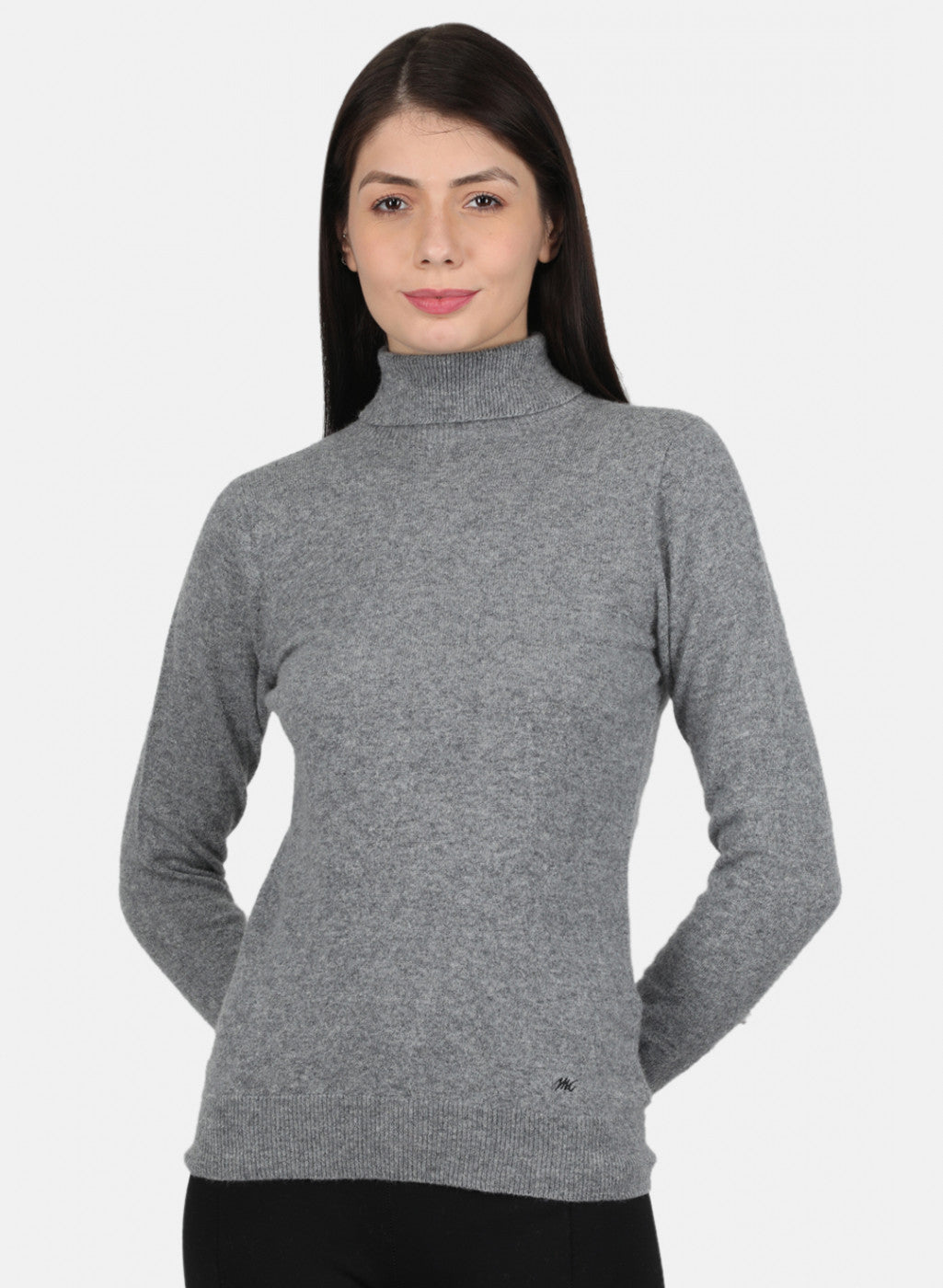 Women Grey Solid Top