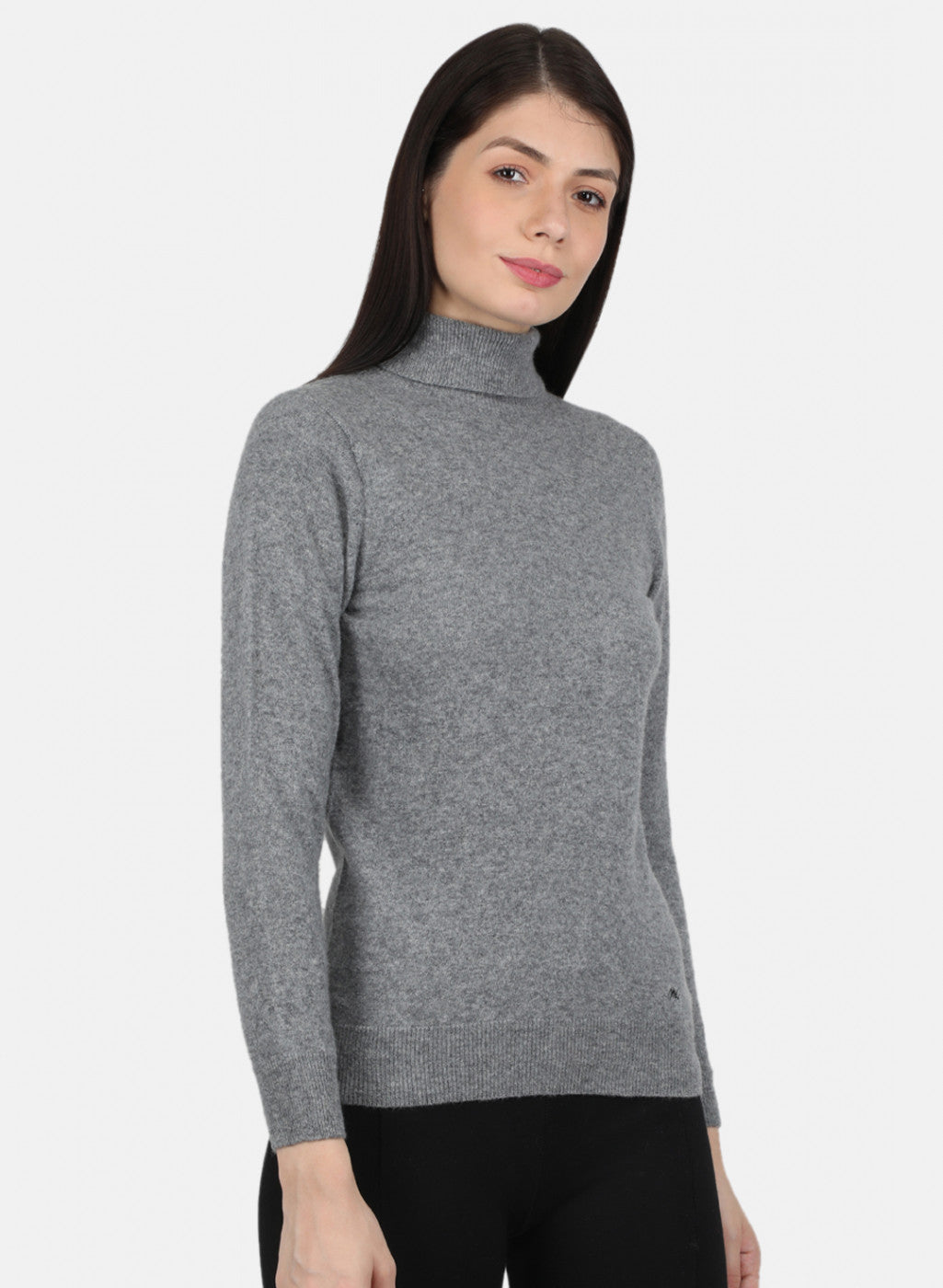 Women Grey Solid Top