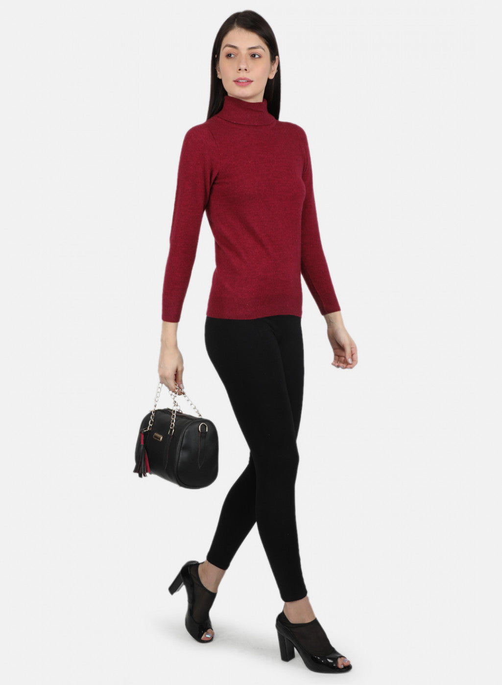 Women Red Solid Top