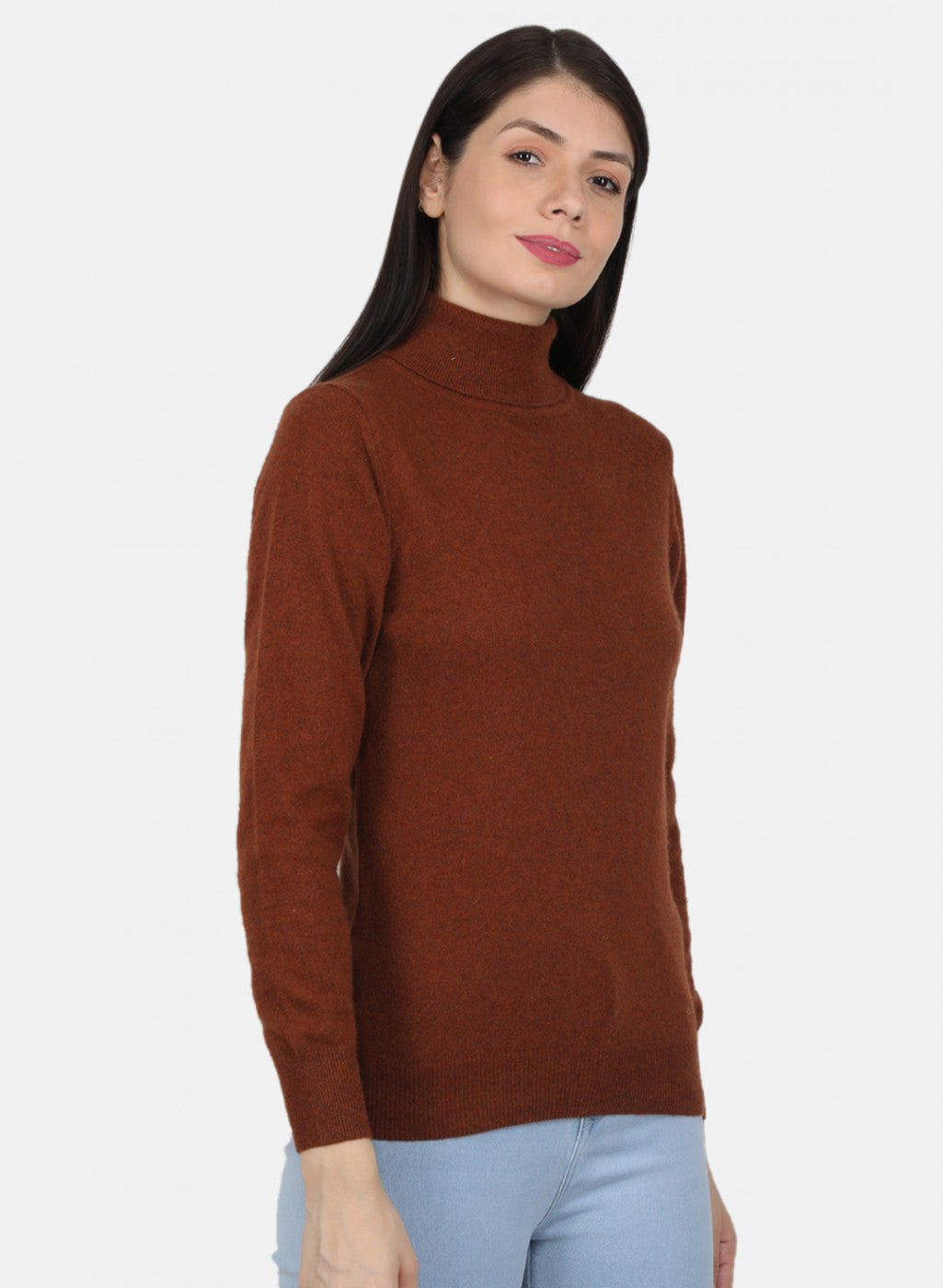 Women Brown Solid Top