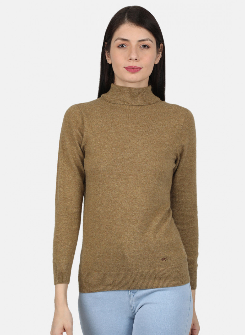 Women Khaki Solid Top