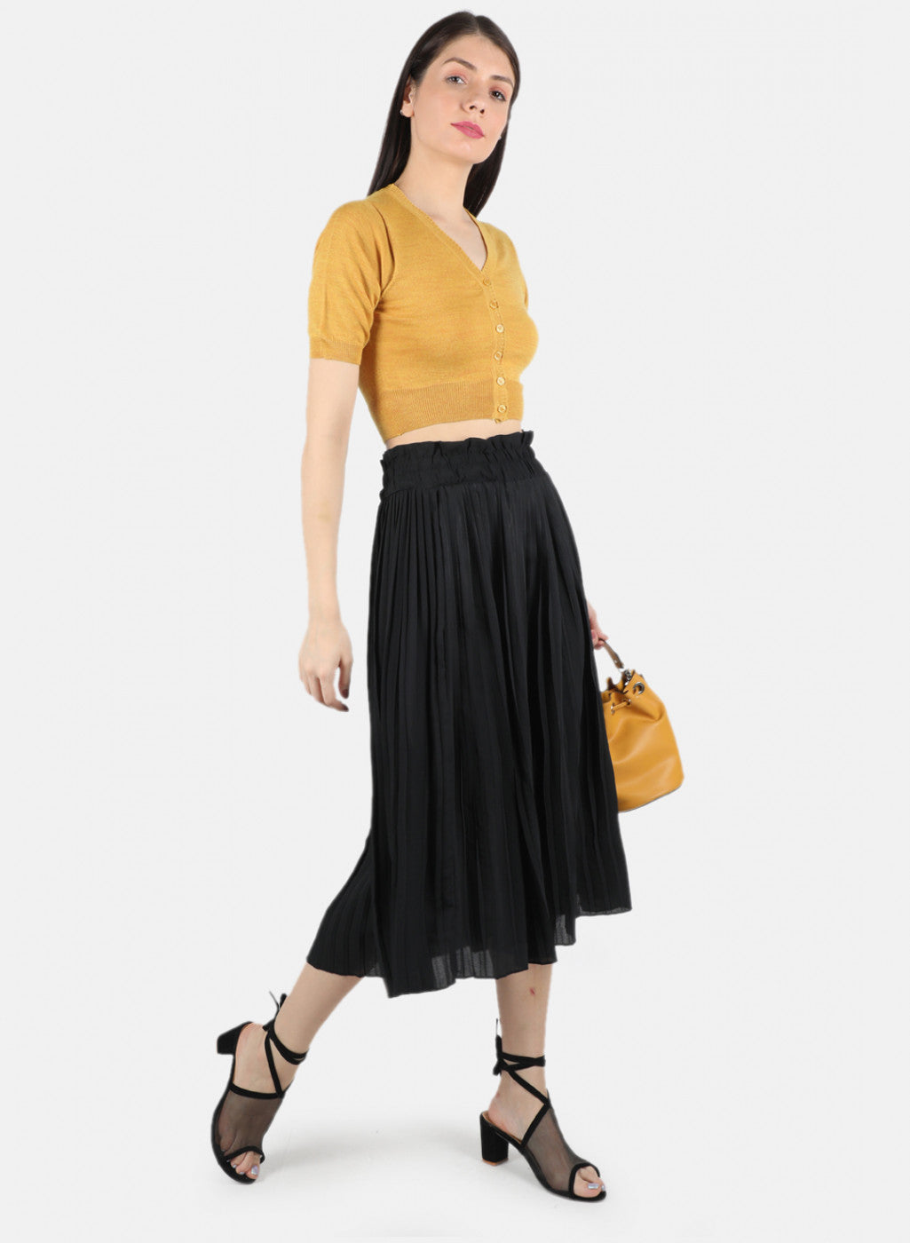 Women Yellow Solid Blouse