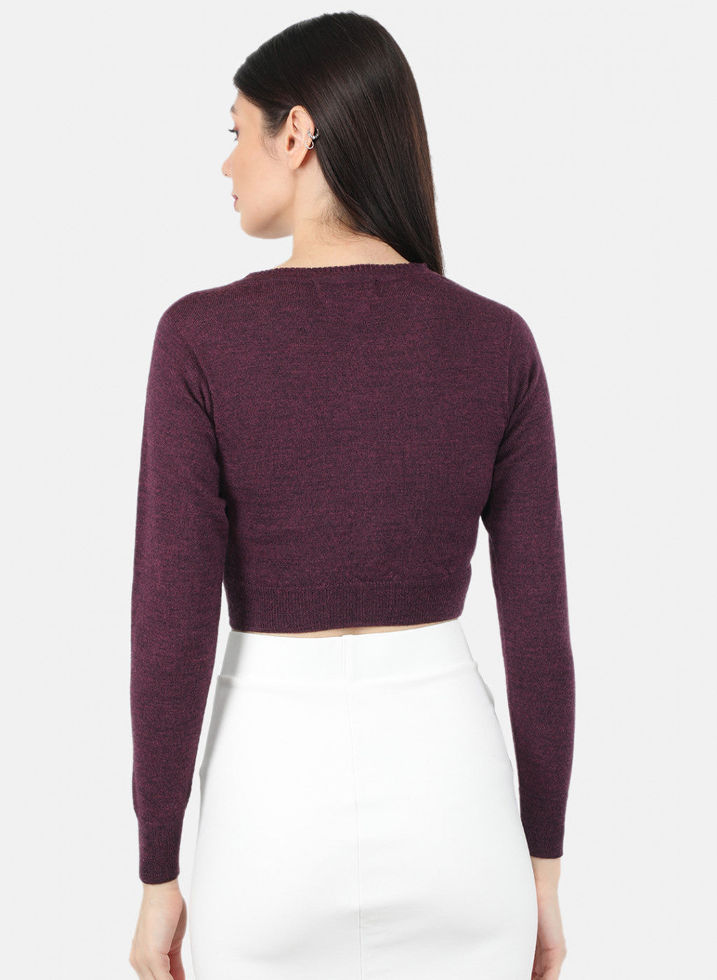 Women Maroon Solid Blouse