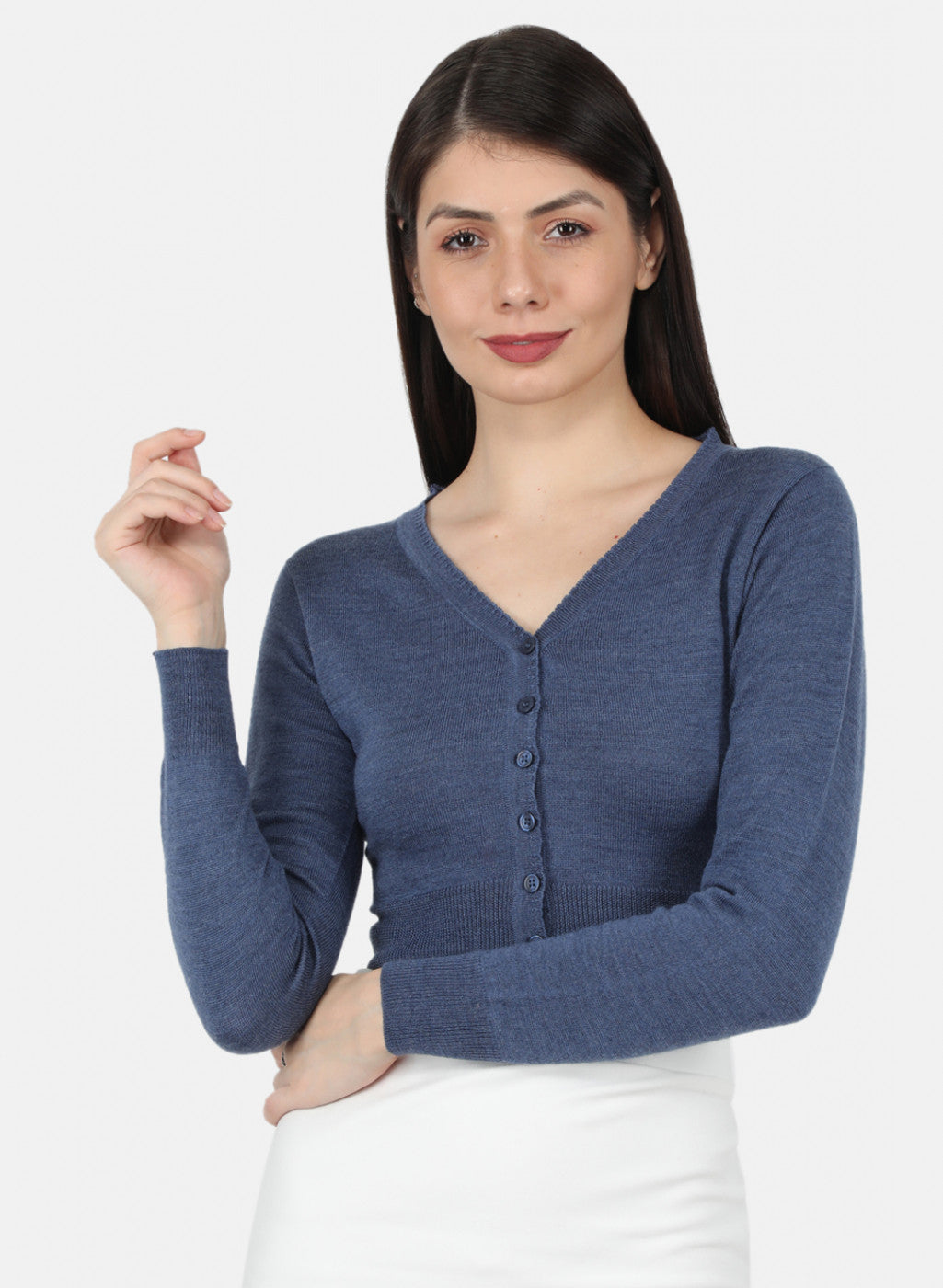 Women Grey Solid Blouse