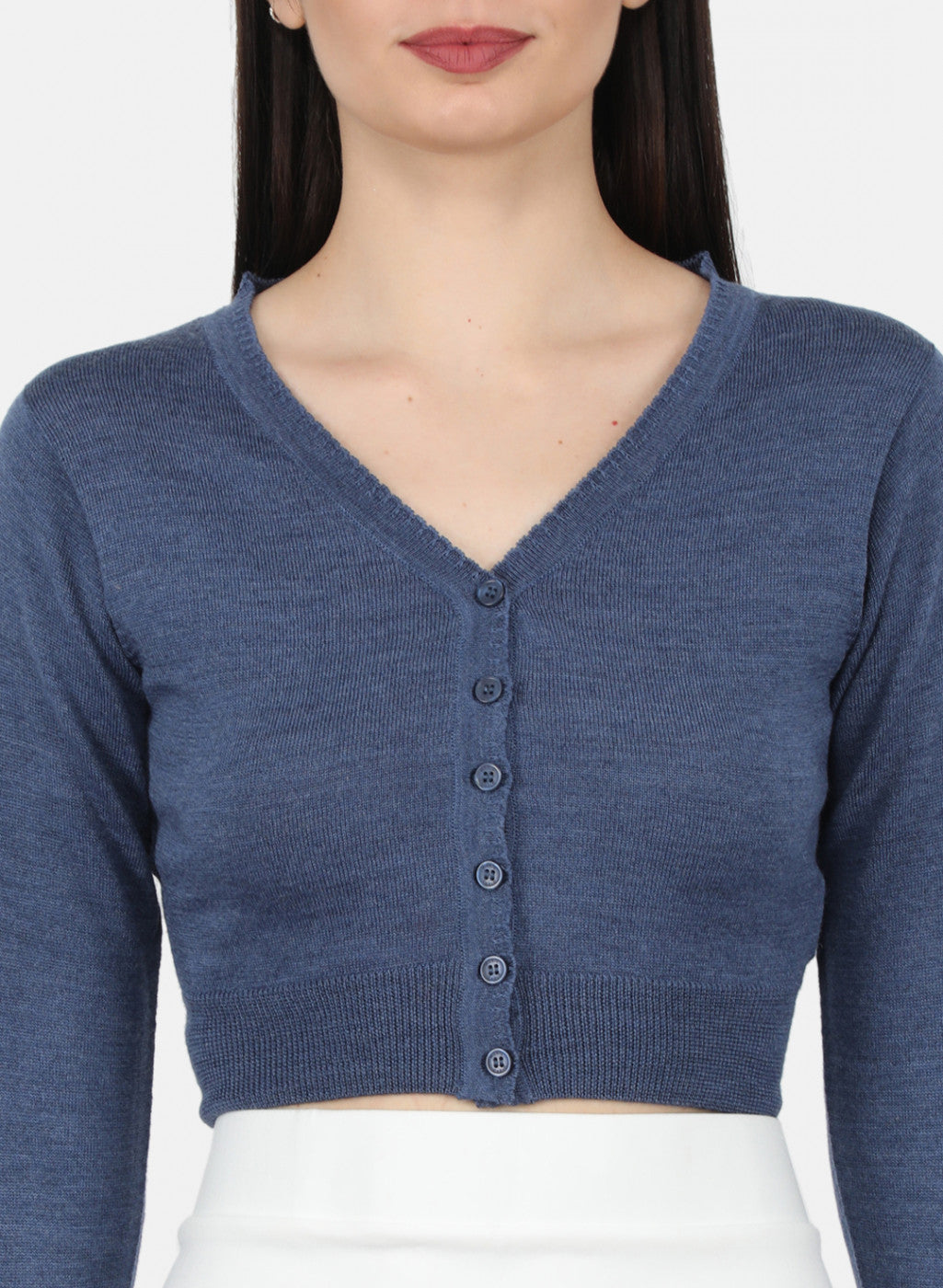 Women Grey Solid Blouse