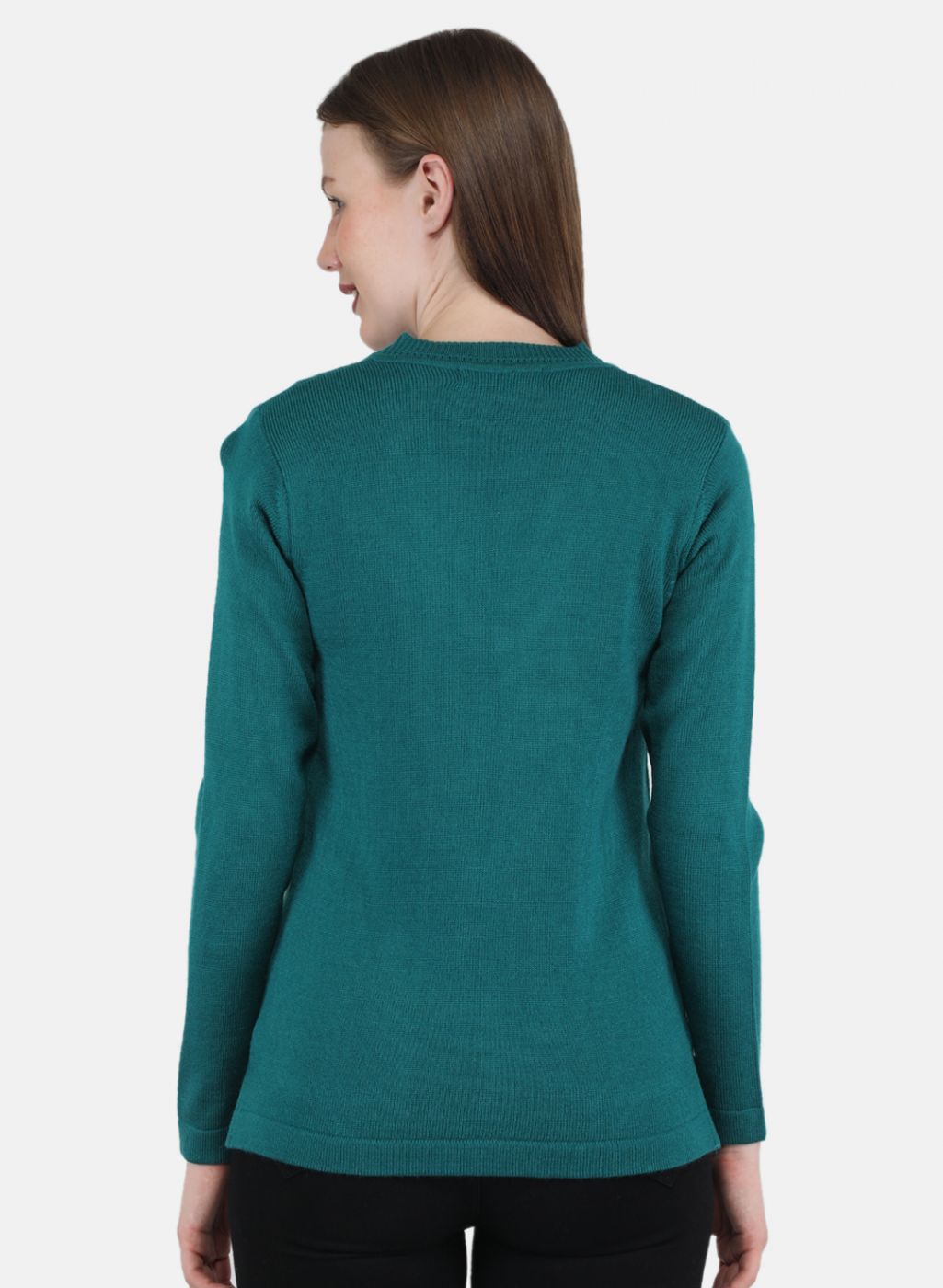 Women Green Solid Cardigan