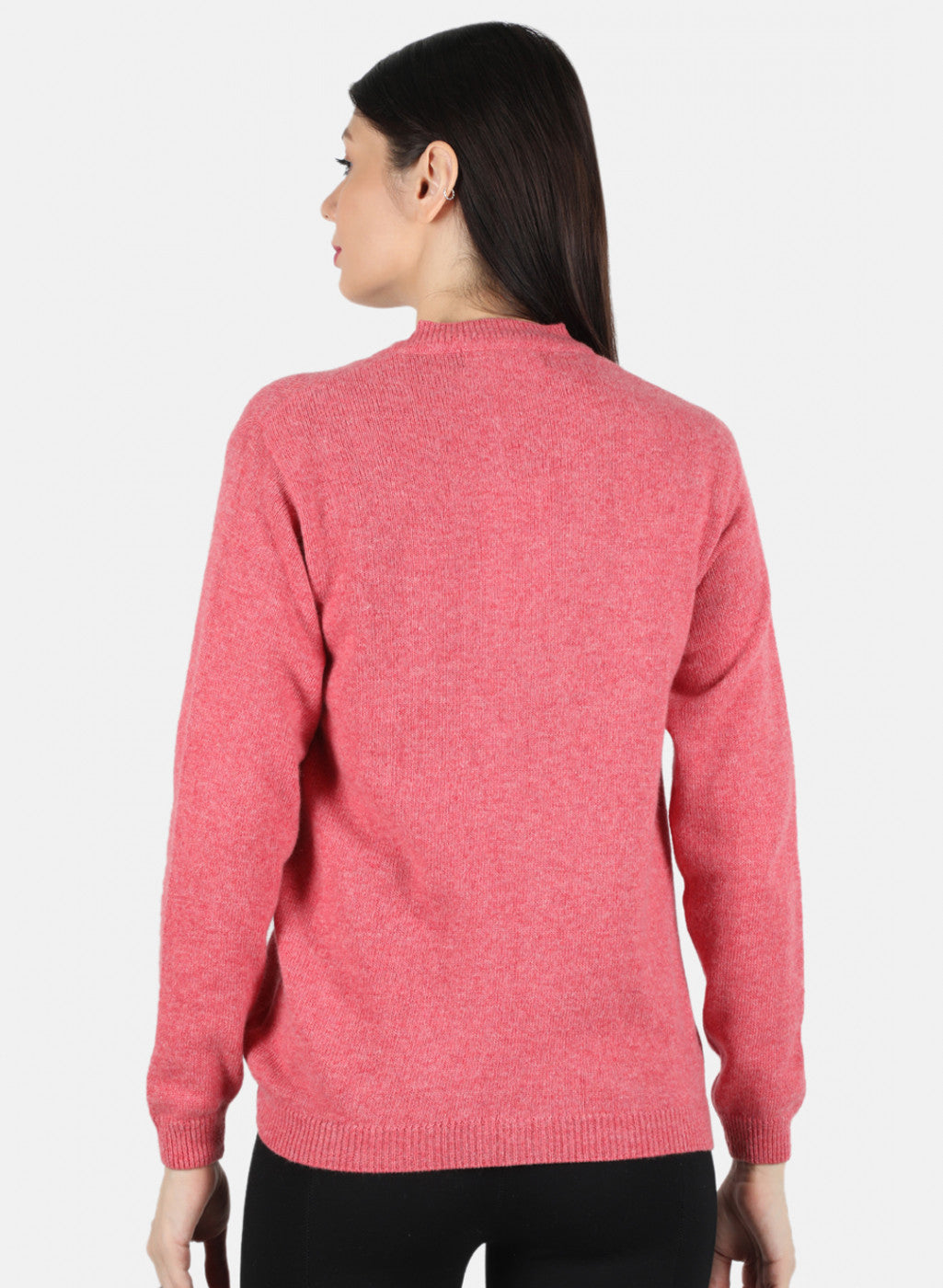 Women Pink Solid Cardigan