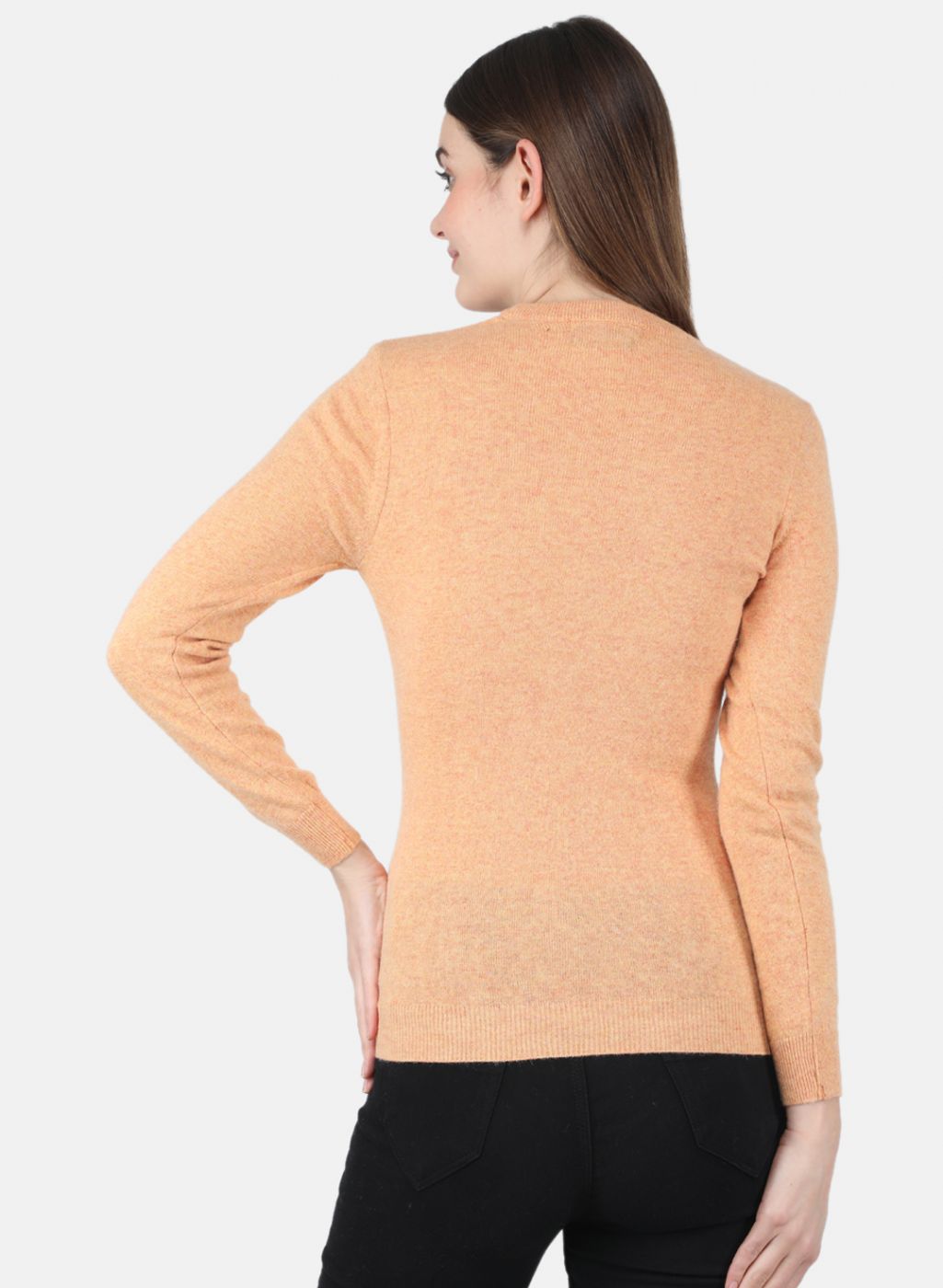 Women Orange Solid Top