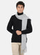 Men Grey Solid Muffler