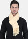 Men Yellow Solid Muffler