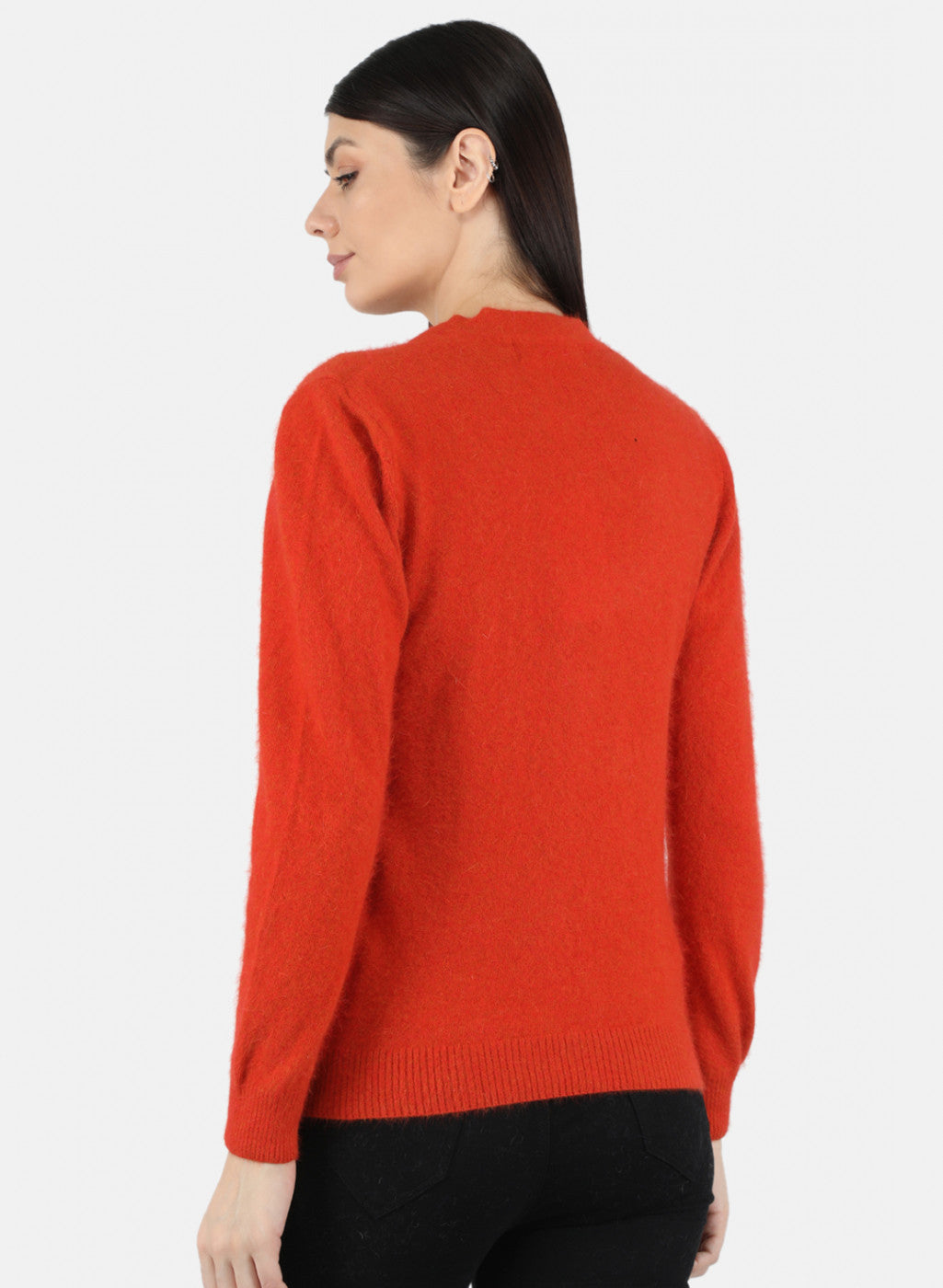 Dark on sale orange cardigan