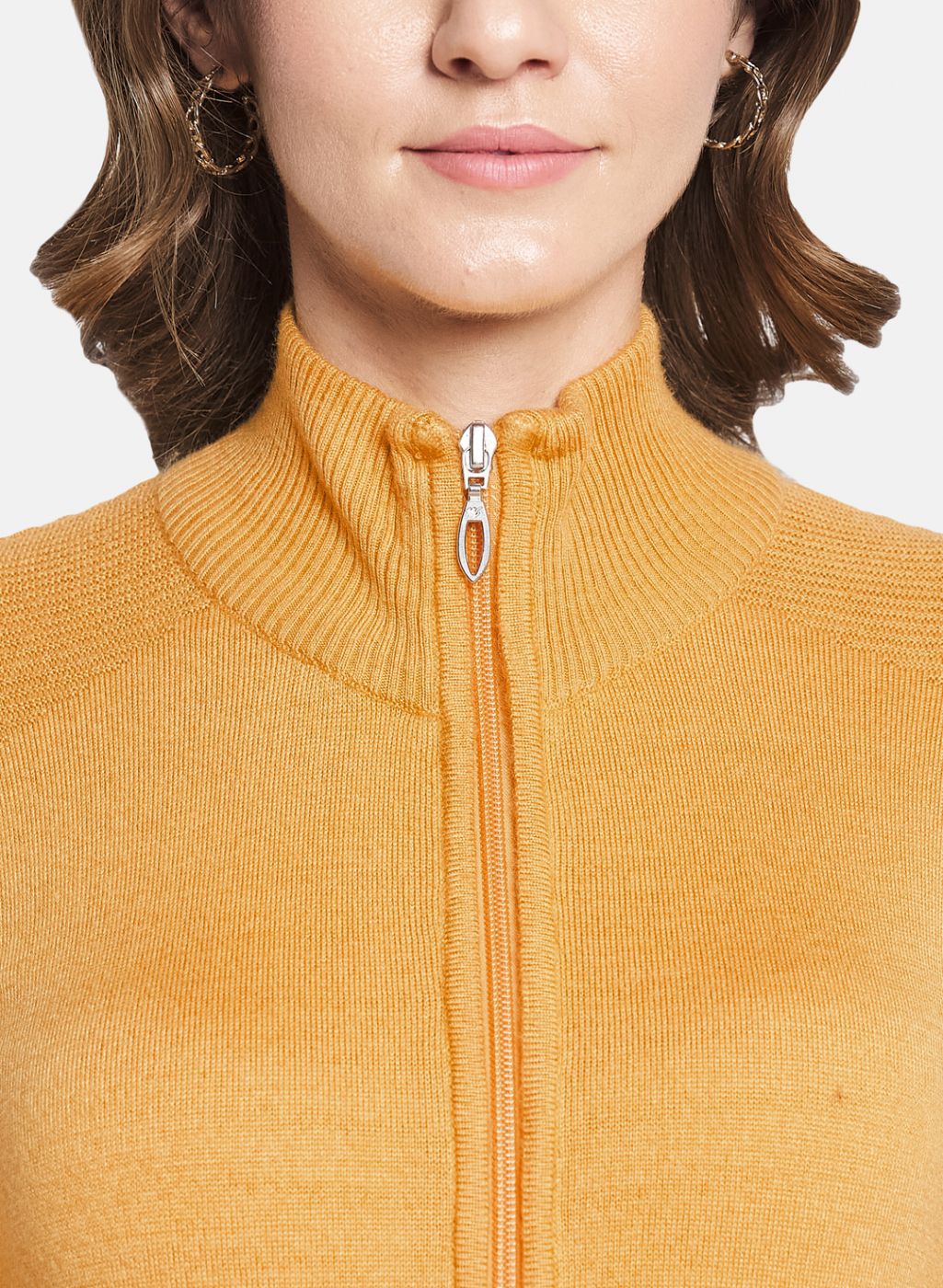 Women Yellow Solid Cardigan