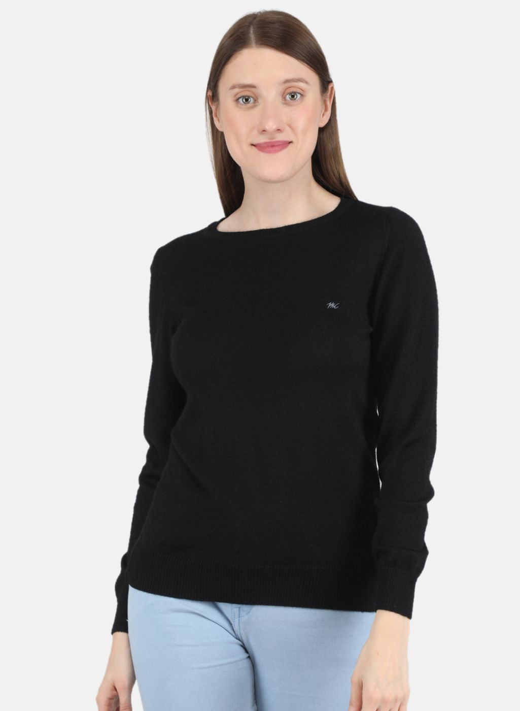 Women Black Solid Top