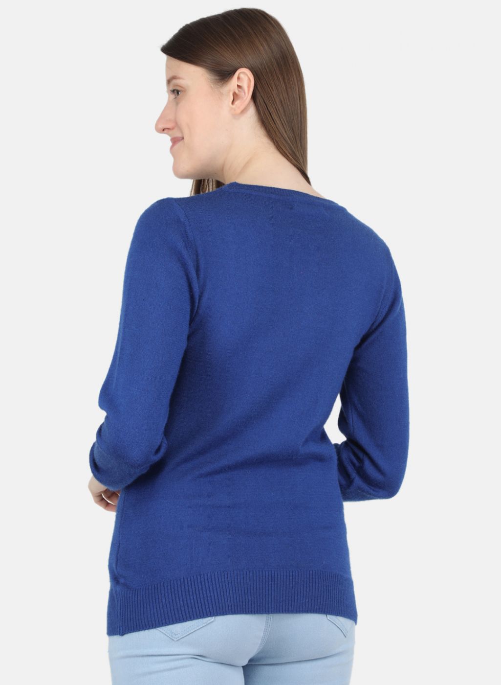 Women Blue Solid Top