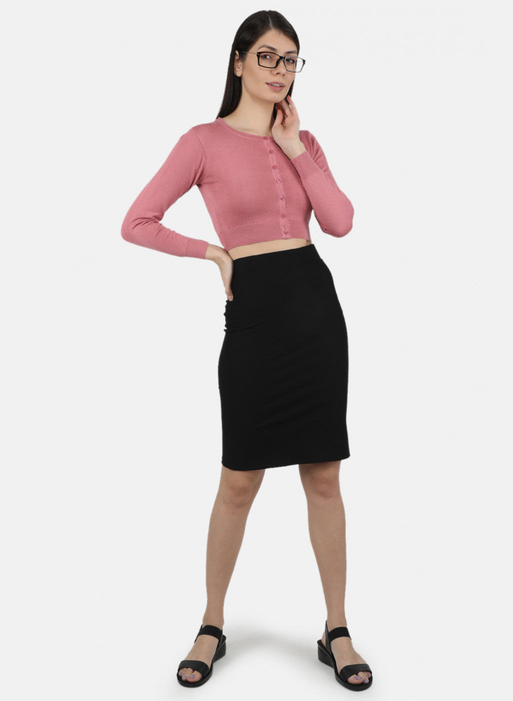 Women Pink Solid Blouse