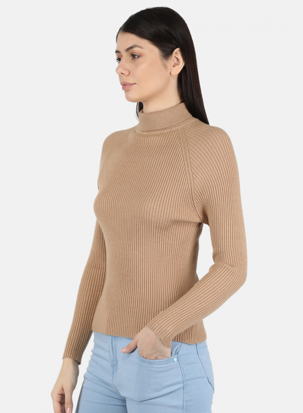 Women Brown Solid Sceavy Top