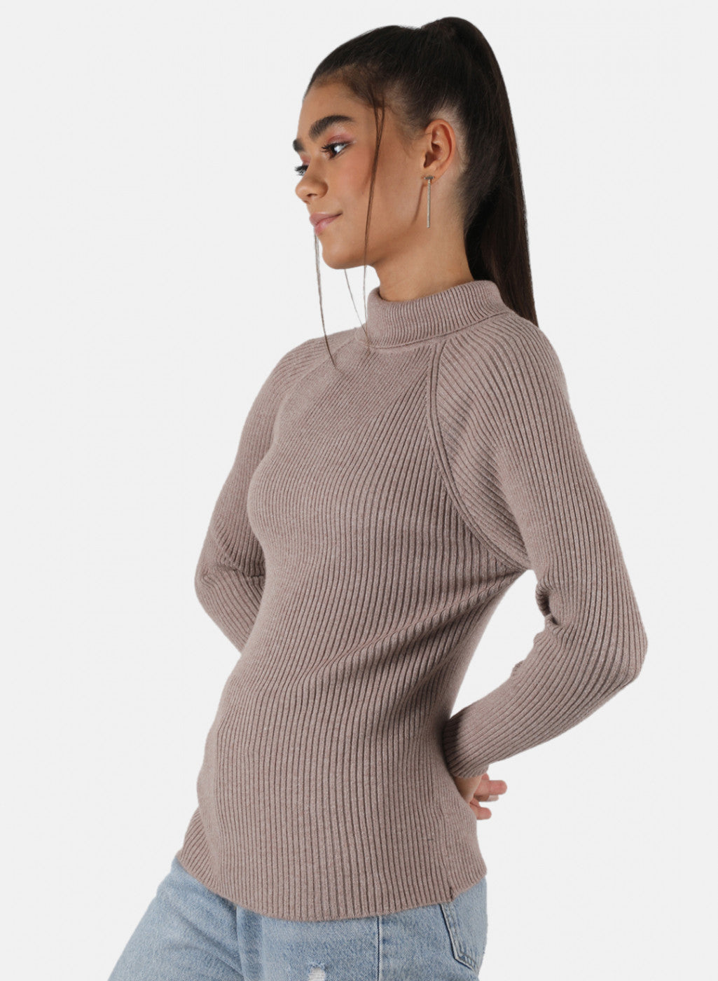 Women Beige Solid Sceavy Top