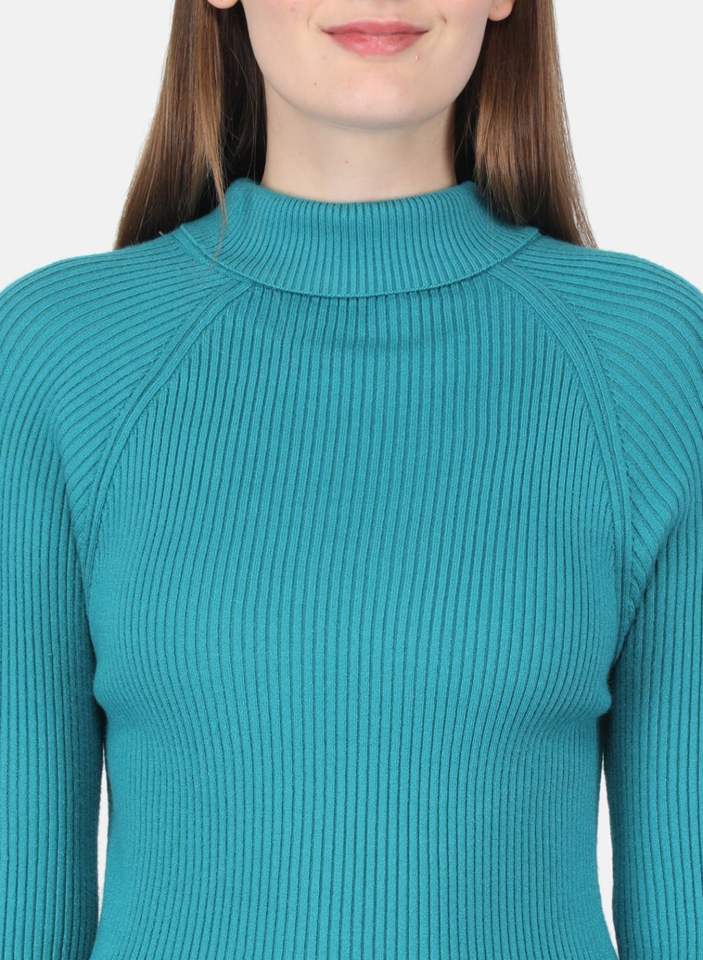 Women Blue Solid Sceavy Top