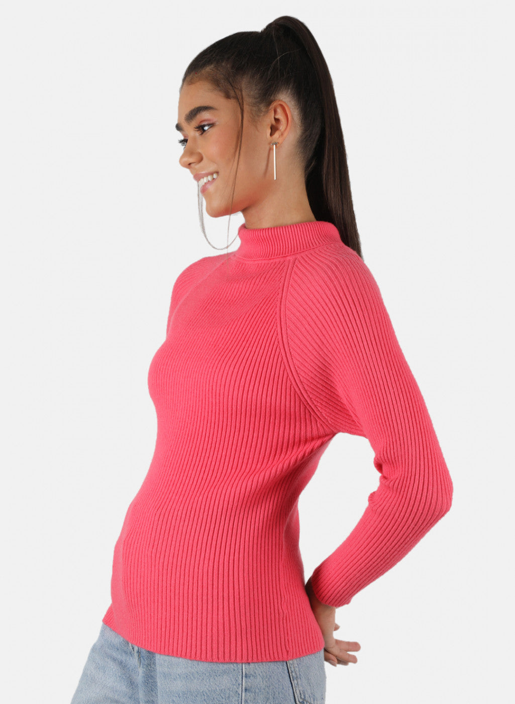 Women Pink Solid Sceavy Top