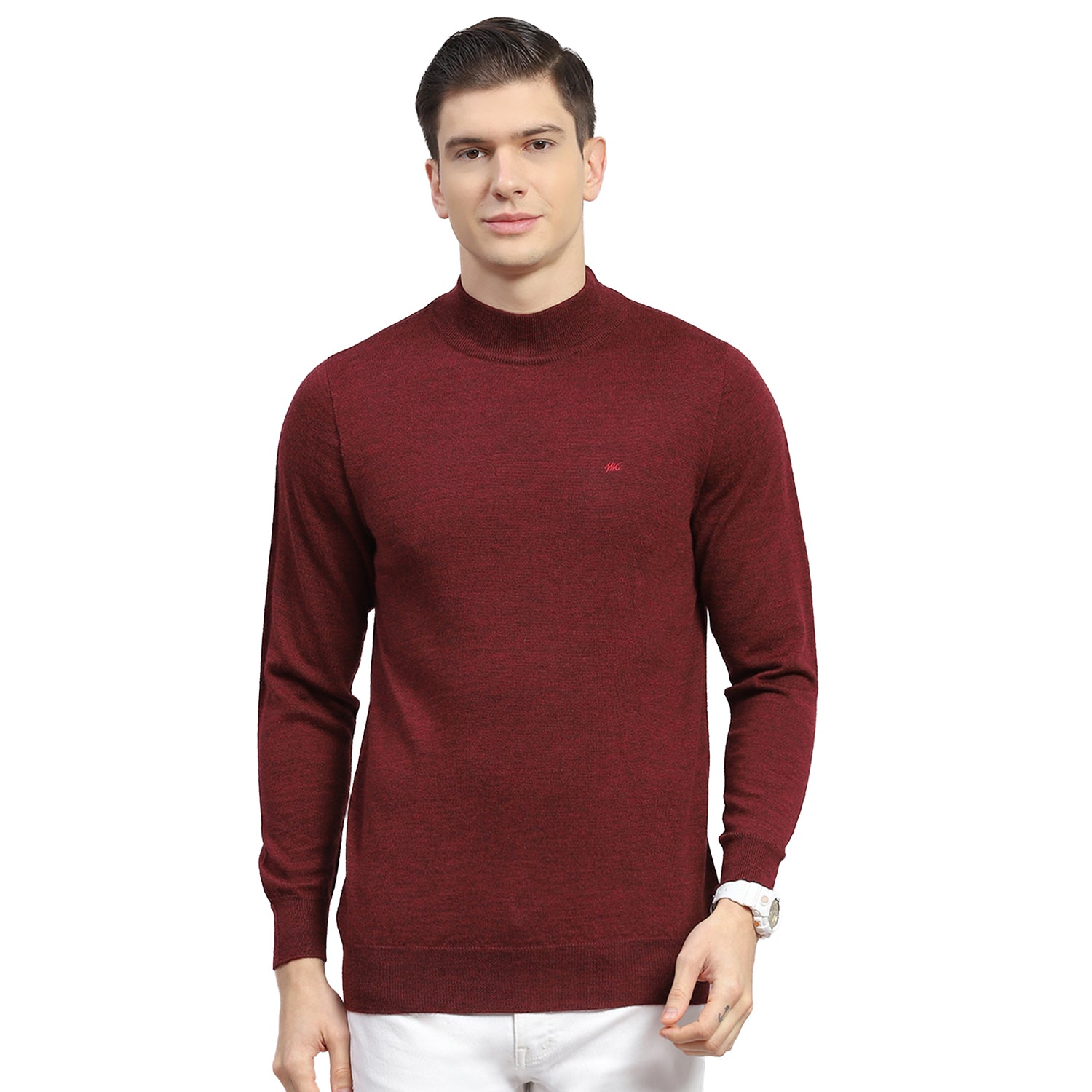 Maroon colour sweater sale