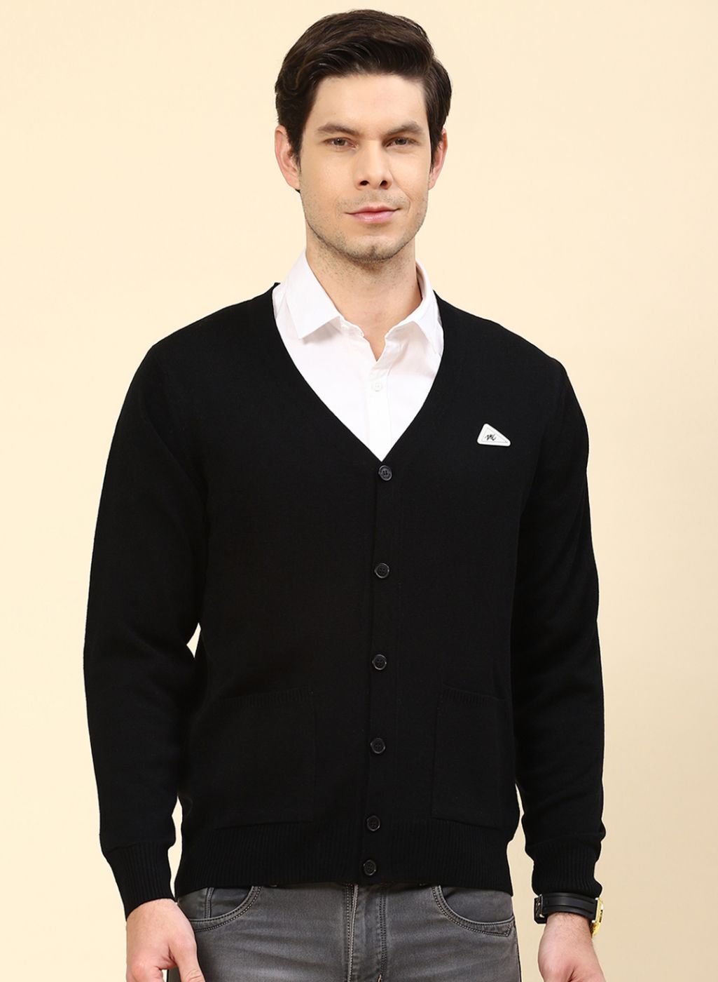 Mens black 2025 dress sweater