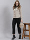 Women Beige Solid Cardigan