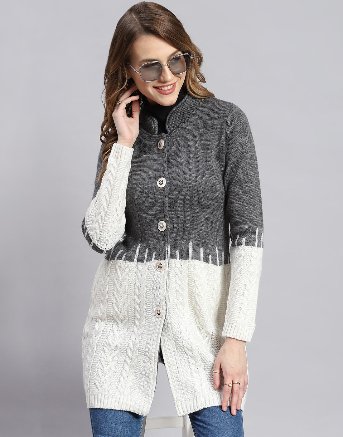 Beautiful Crochet Ladies Jacket /new Pattern Buttoned Ladies Cardigan  Sweater | AllFreeCrochet.com