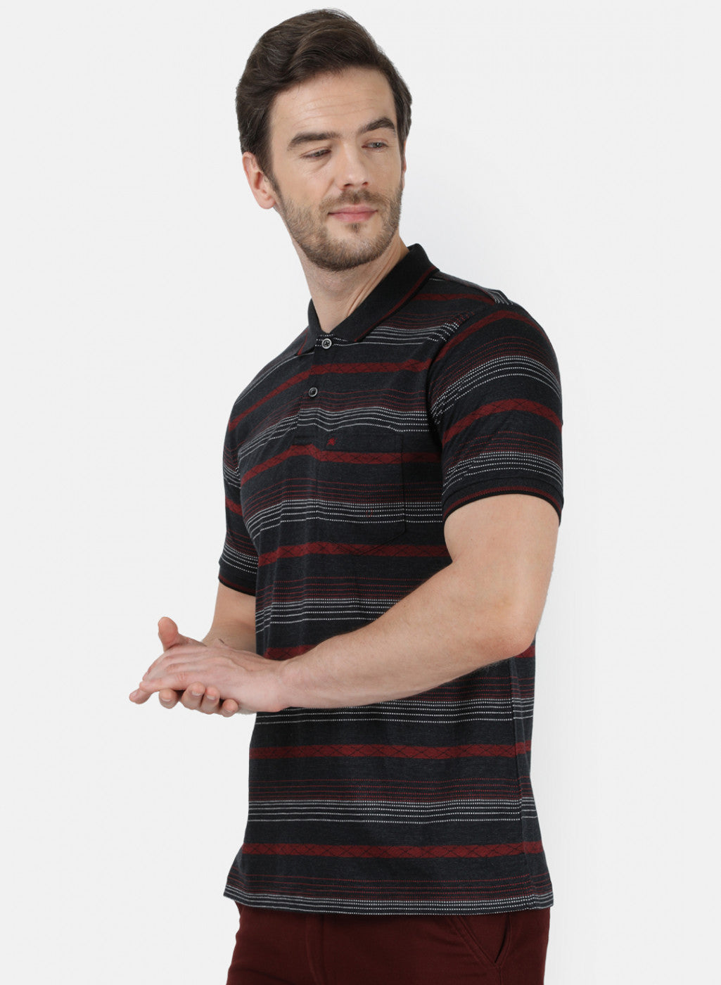 Mens Red Stripe T-Shirt