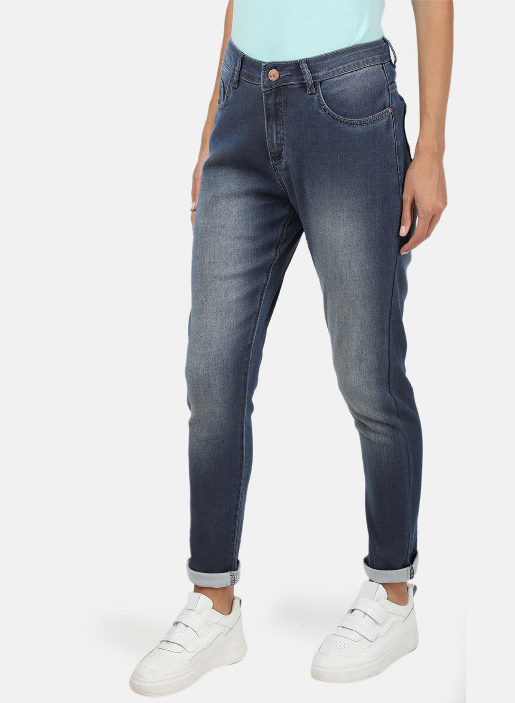 Womens Blue Slim Denim