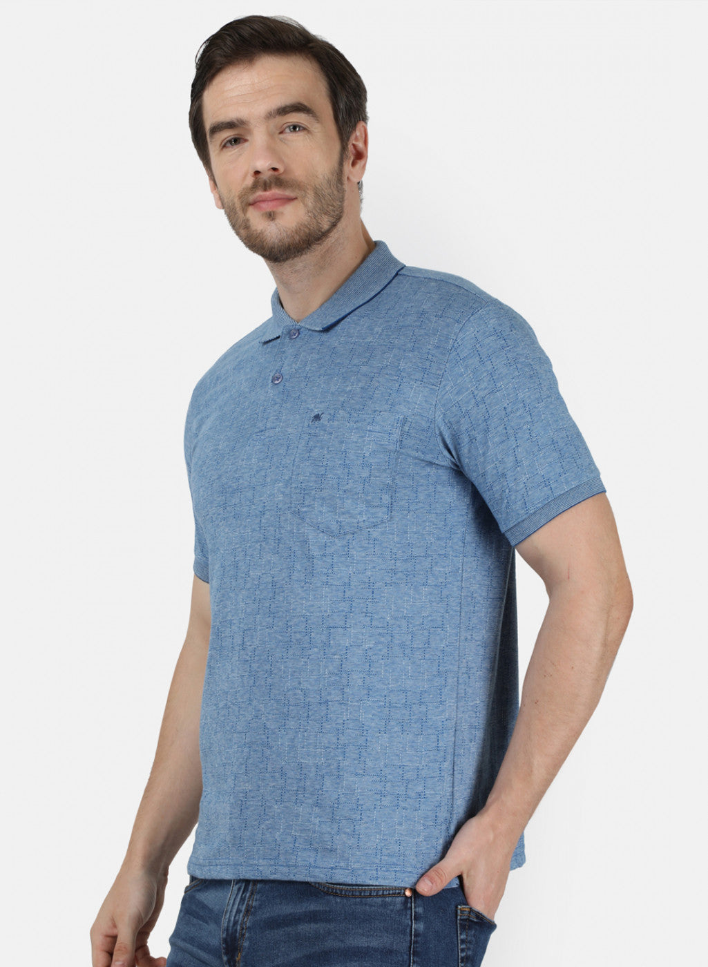 Mens Blue Stripe T-Shirt