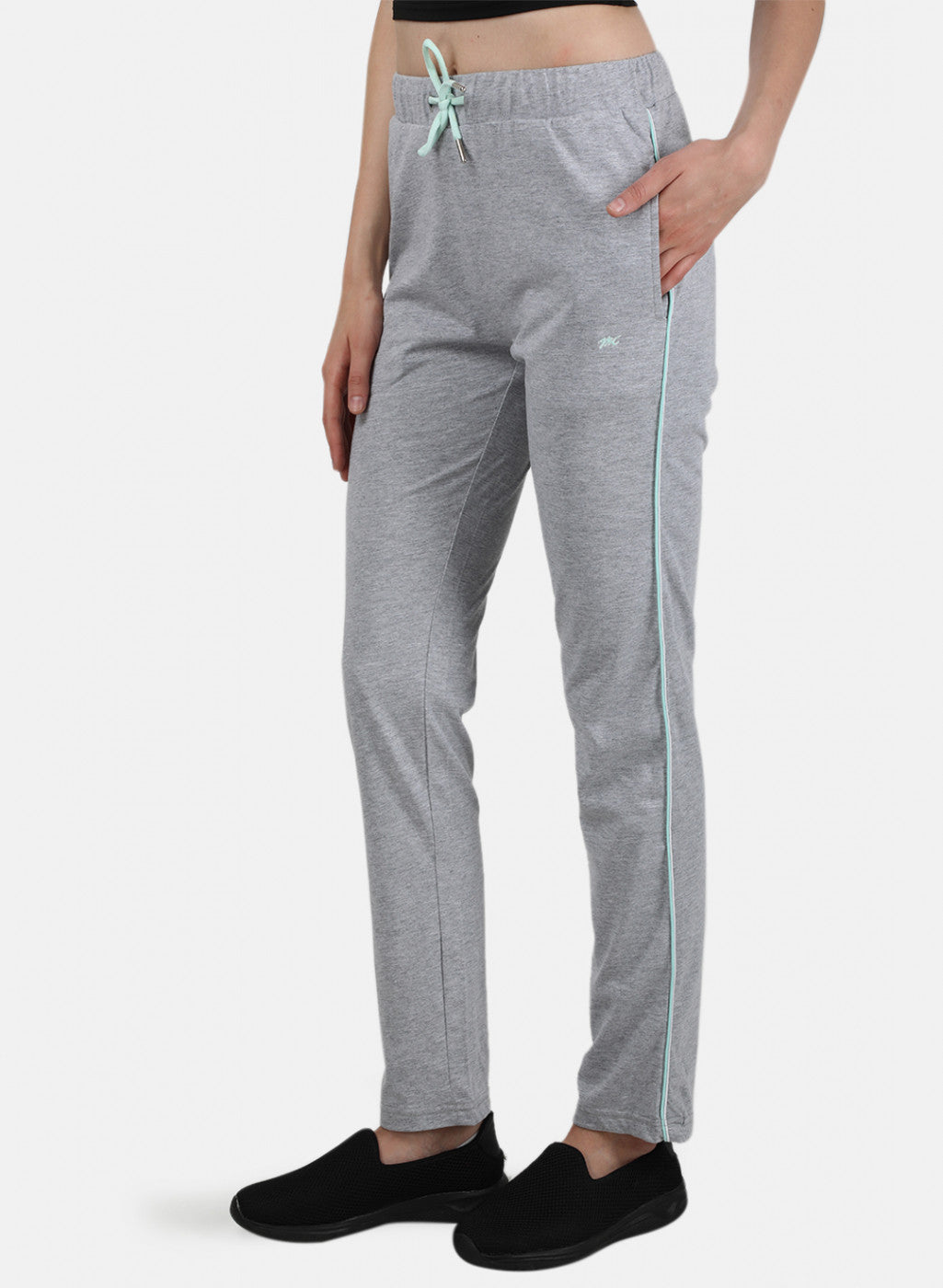 Womens Grey Plain Lower