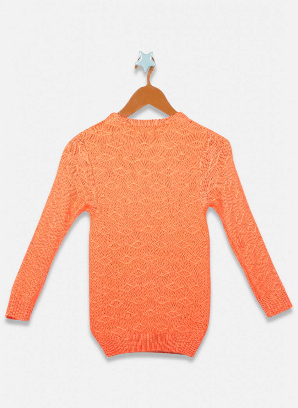 Oswal Orange Girls Top