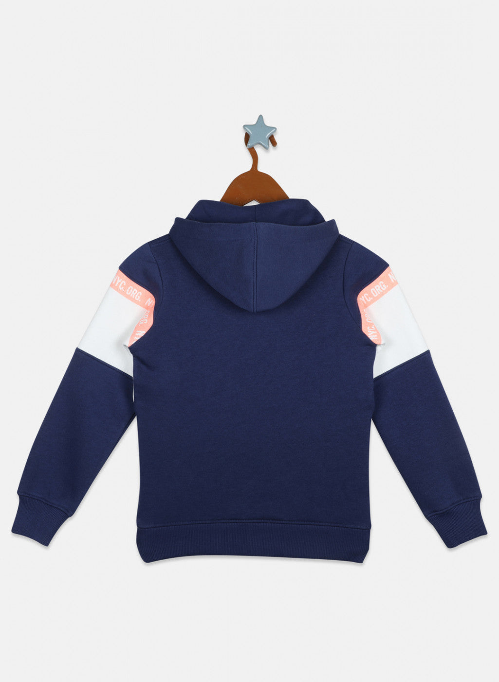 Boys Blue Printed Sweatshirt