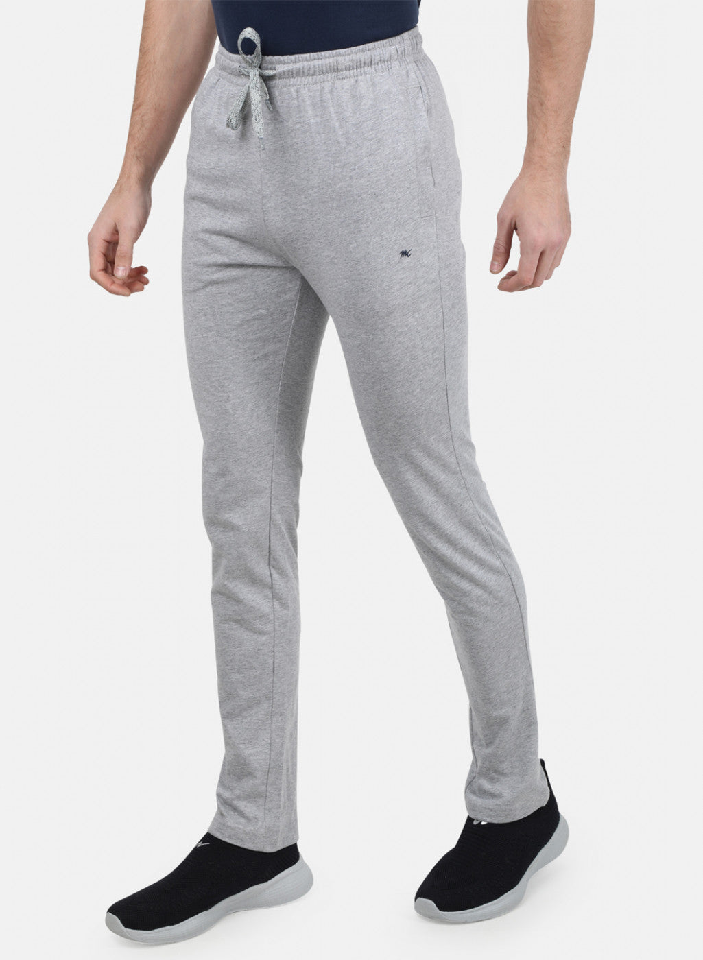 Mens Grey Plain Lower