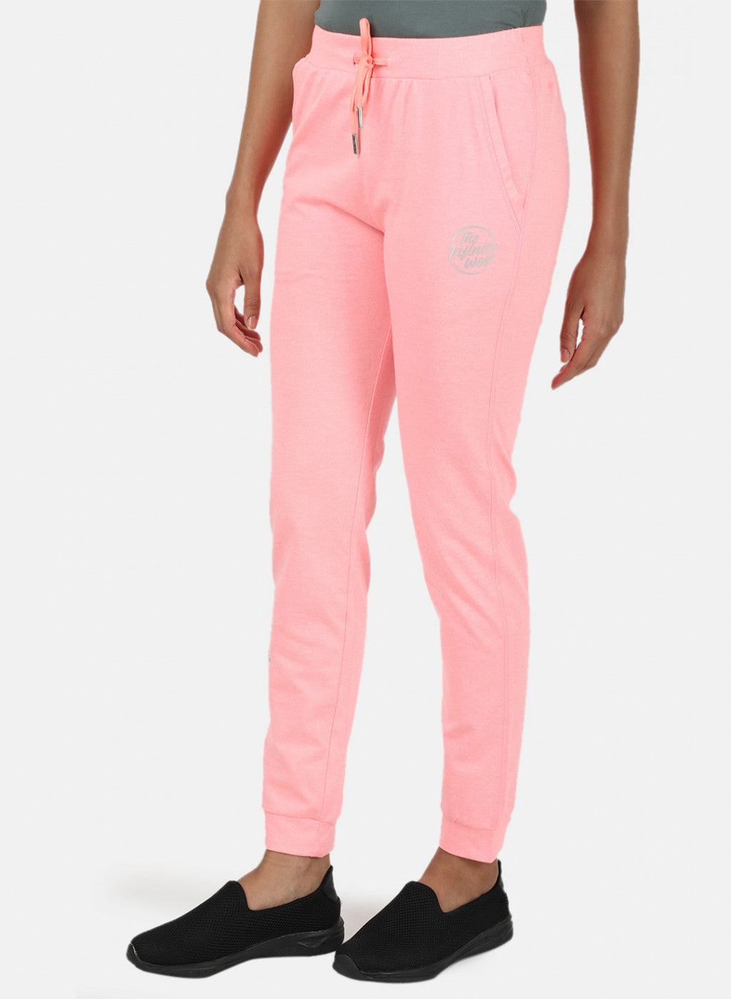 Womens Pink Plain Lower