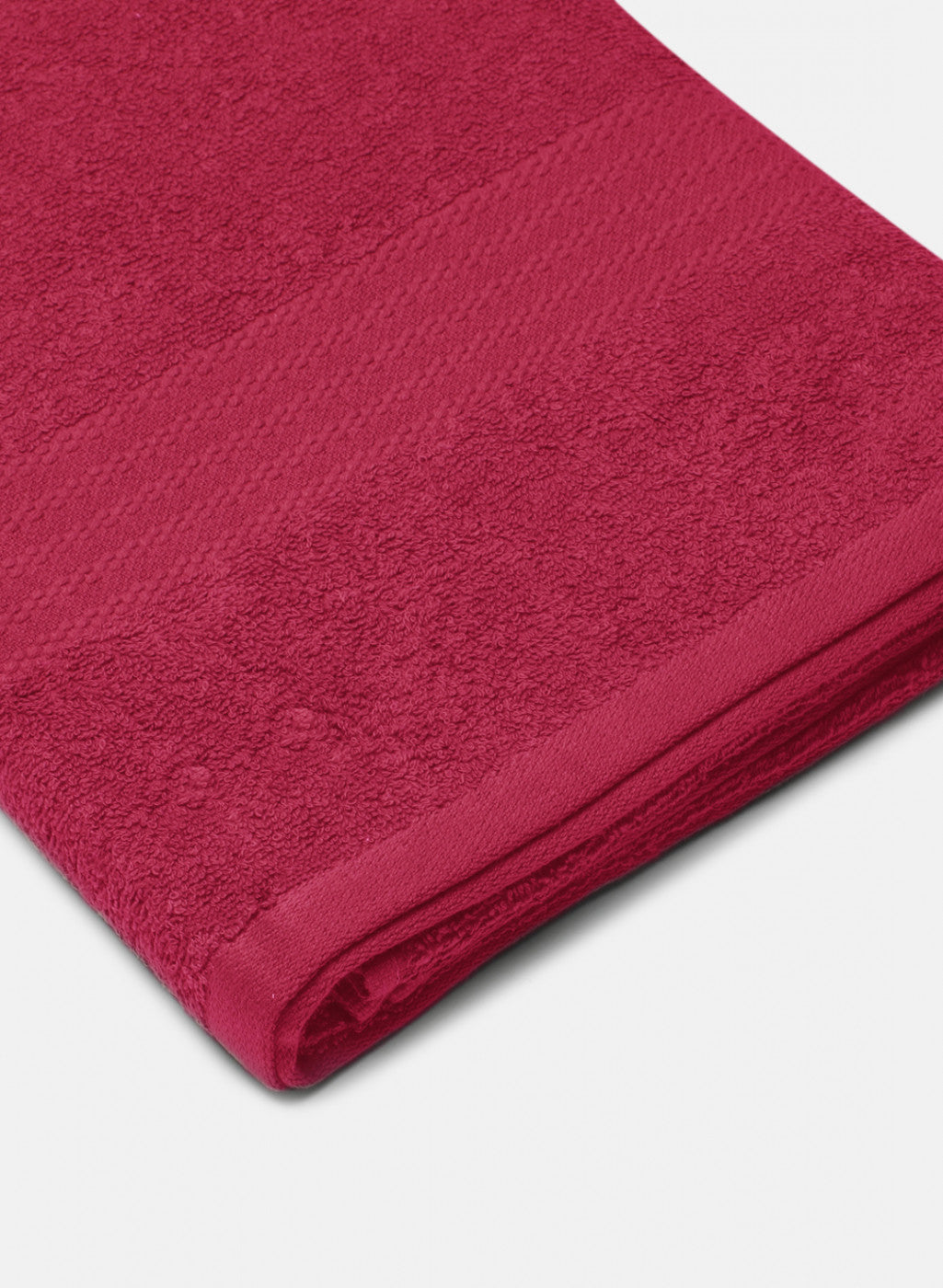 Red Cotton 400 GSM Bath Towel