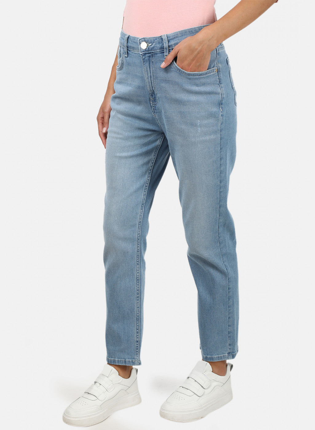 Womens Blue Regular Denim