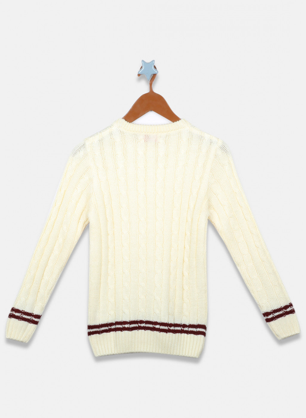 Oswal Off White Boys Pullover