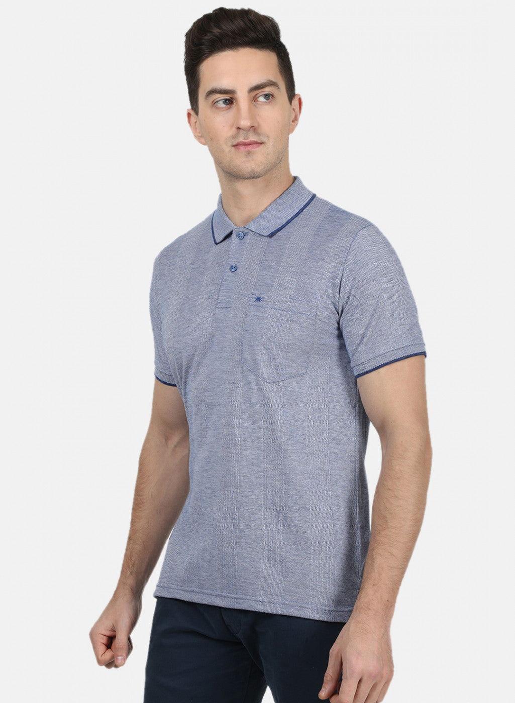 Mens Blue Stripe T-Shirt