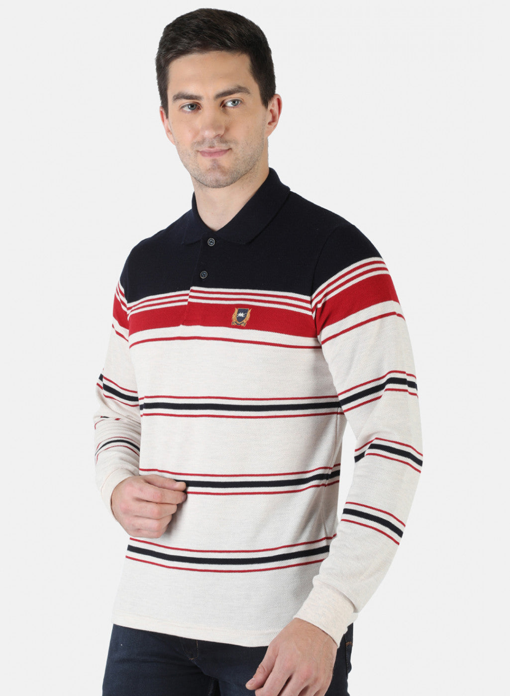 Men Red Stripe T-Shirt