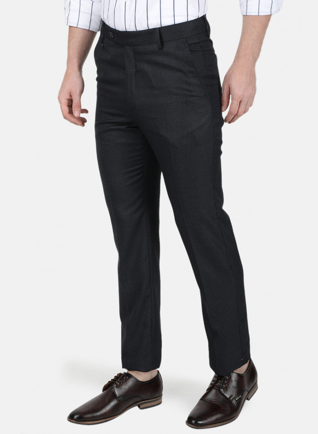 Mens Black Smart Trouser