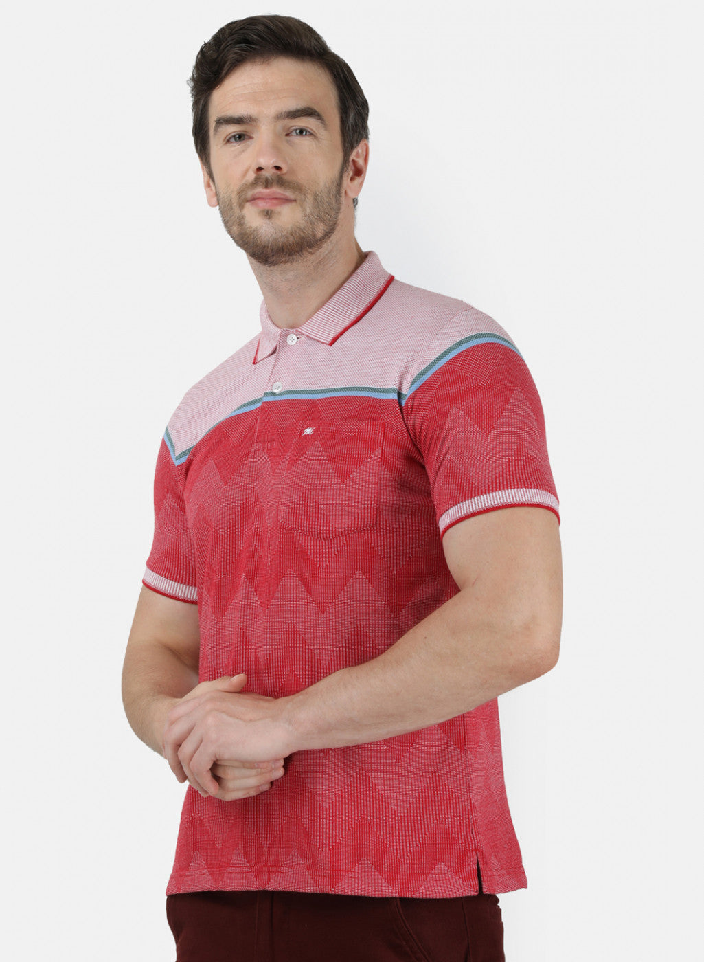 Mens Red Stripe T-Shirt