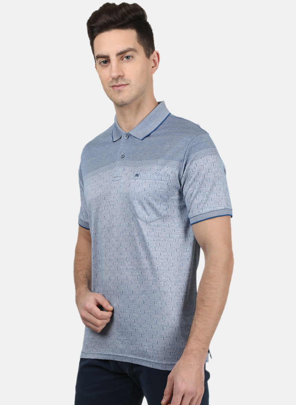 Mens Blue Stripe T-Shirt