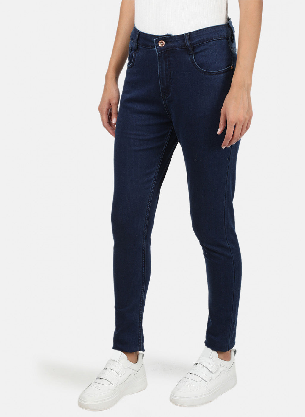 Womens Blue Slim Denim