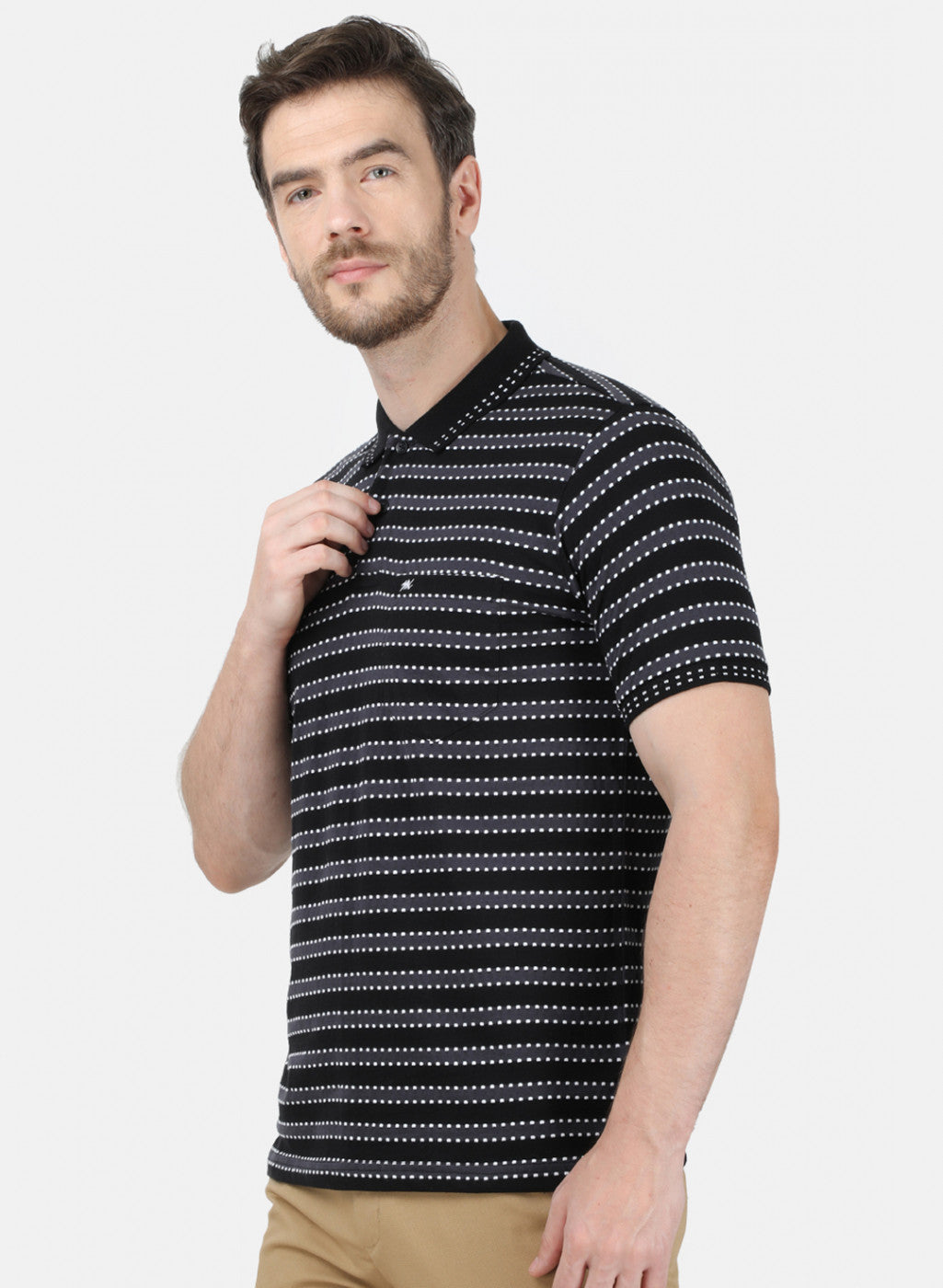 Mens Black Stripe T-Shirt