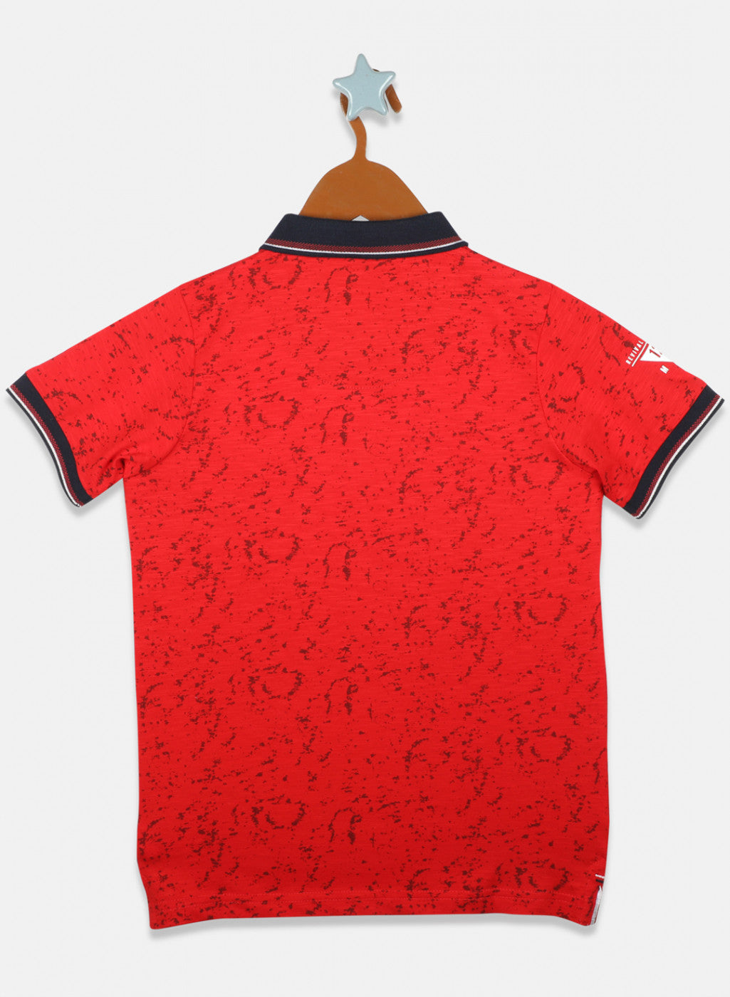 Boys Red Printed T-Shirts