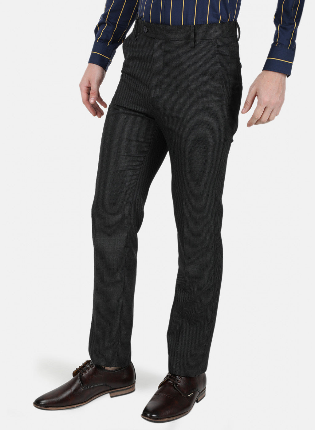 Mens Black Smart Trouser