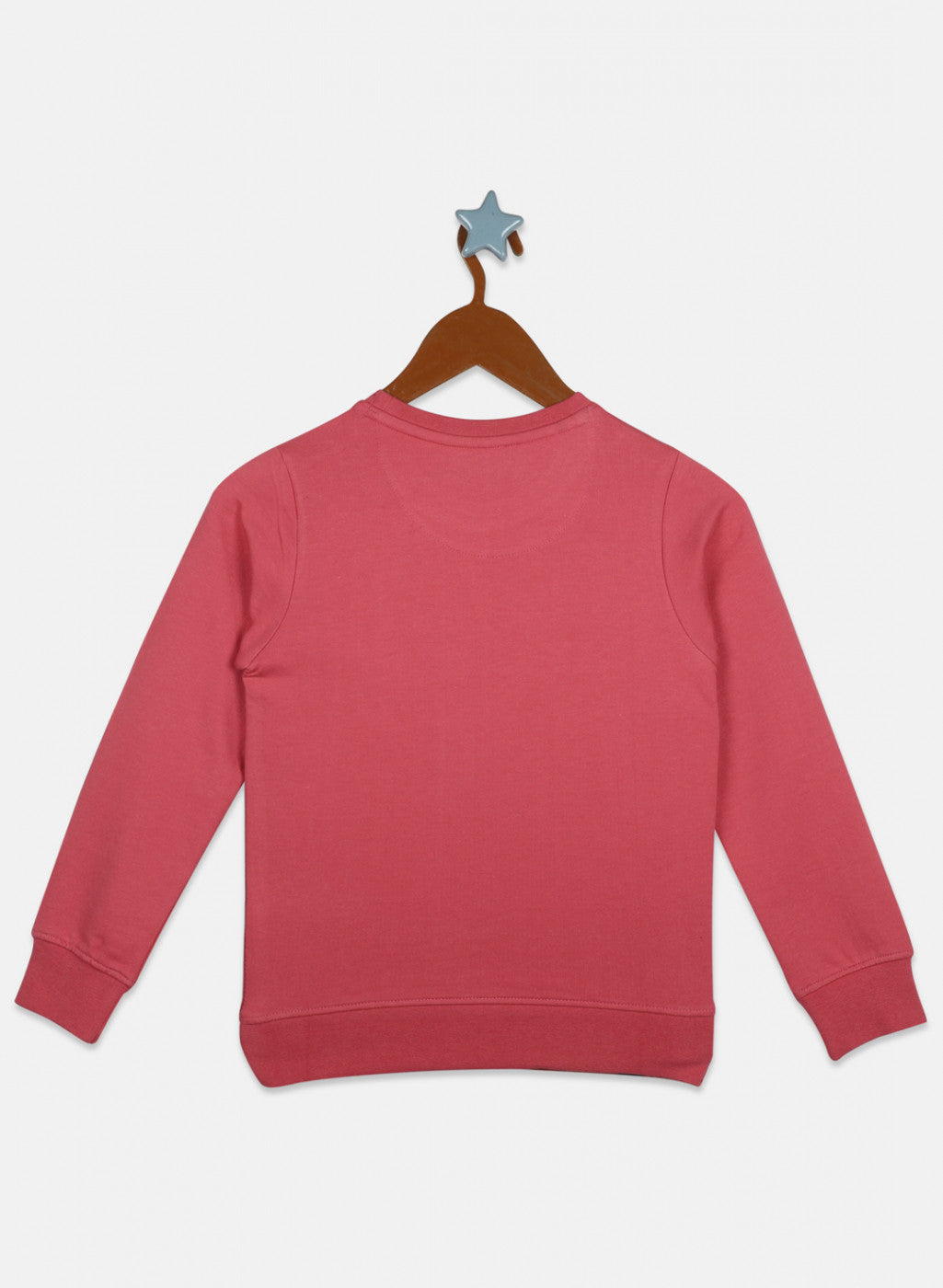 Boys Pink Printed Sweatshirt