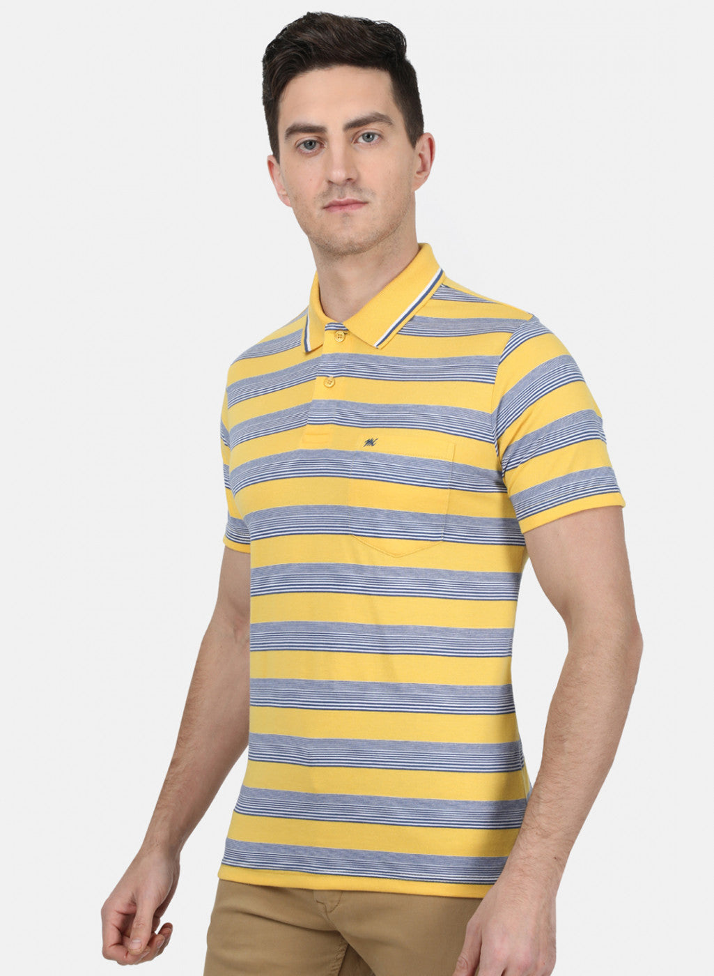 Mens Yellow Stripe T-Shirt